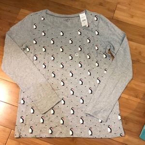 Brand new with tags Loft puffin long sleeve tee